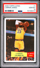 Load image into Gallery viewer, 2025-26 Topps Living #1 LeBron James PSA 10
