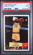 Load image into Gallery viewer, 2025 Topps Living #1 Lebron James PSA 9
