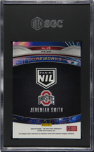 Load image into Gallery viewer, 2024-25 Panini Ohio State Jeremiah Smith Prizm Fireworks Pink Camo Prizm SGC 9
