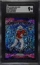 Load image into Gallery viewer, 2024-25 Panini Ohio State Jeremiah Smith Prizm Fireworks Pink Camo Prizm SGC 9
