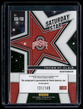 Load image into Gallery viewer, 2025 Prizm Draft Picks Tavien St. Clair Saturday Stars Autos Blue Ice #/149
