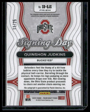 Load image into Gallery viewer, 2025 Panini Prizm Draft Picks #SD-QJS Quinshon Judkins Signing Day Mojo #/25
