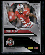 Load image into Gallery viewer, 2025 Panini Ohio State University #14 Caleb Downs Prizm White Sparkle
