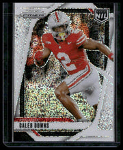 Load image into Gallery viewer, 2025 Panini Ohio State University #14 Caleb Downs Prizm White Sparkle

