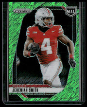 Load image into Gallery viewer, 2025 Panini Ohio State University #10 Jeremiah Smith Prizm Neon Green
