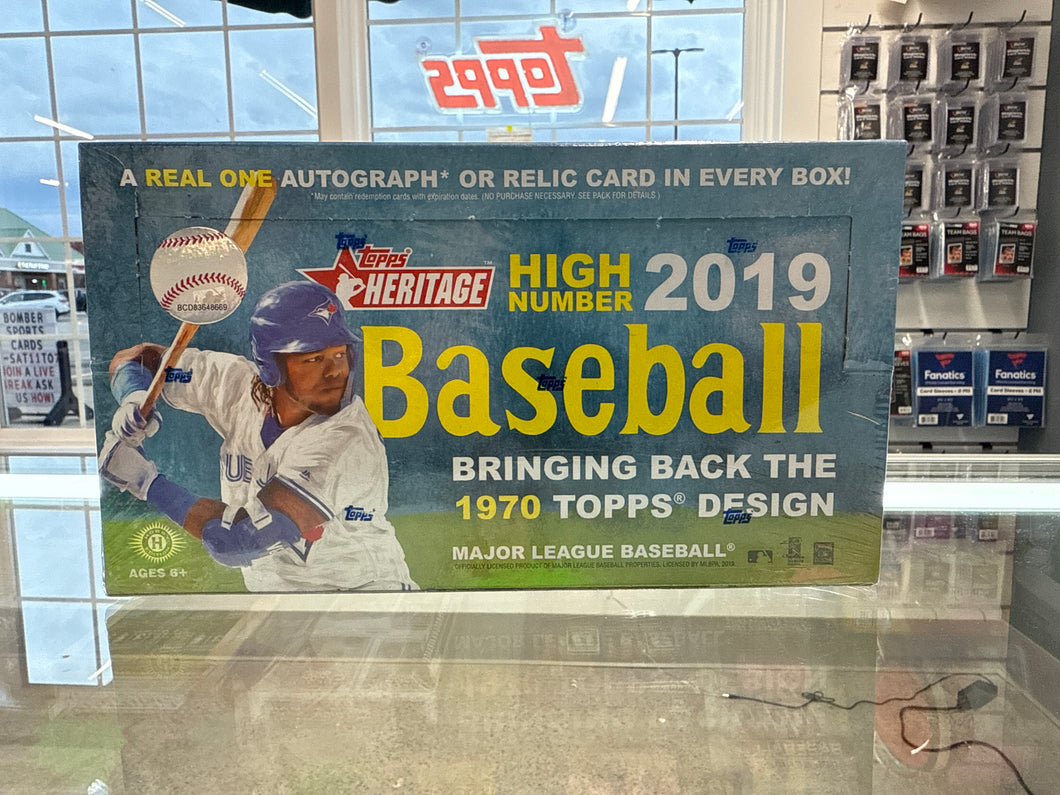 2019 Topps Heritage High Number Baseball Hobby Box