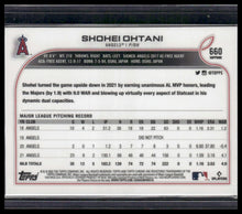 Load image into Gallery viewer, 2022 Topps Chrome Sapphire Edition #660 Shohei Ohtani
