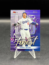 Load image into Gallery viewer, 2026 Finest #TF-15 Shohei Ohtani Topps Team Finest Purple Refractor #/75
