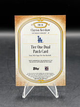 Load image into Gallery viewer, 2026 Topps Tier One #T1R-CK Clayton Kershaw Tier One Relics Dual Patch #/25
