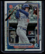 Load image into Gallery viewer, 2024 Bowman #85 Pete Crow-Armstrong Chrome Mojo Refractor
