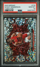 Load image into Gallery viewer, 2023 Panini Mosaic #216 Scoot Henderson Variation PSA 10
