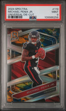 Load image into Gallery viewer, 2024 Panini Spectra #119 Michael Penix Jr. Universal Die-Cut PSA 9
