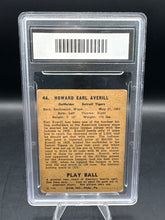 Load image into Gallery viewer, 1940 Play Ball #46 Earl Averill GMA 3
