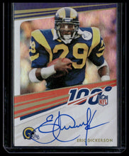 Load image into Gallery viewer, 2020 Panini Chronicles #N100-ED Eric Dickerson 2020 NFL 100 Signatures

