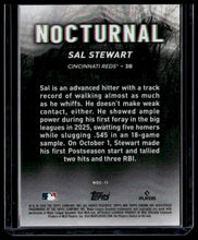 Load image into Gallery viewer, 2026 Topps Chrome Black #NOC-11 Sal Stewart Nocturnal
