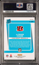 Load image into Gallery viewer, 2021 Panini Donruss Optic #207 Ja'Marr Chase White Sparkle PSA 9
