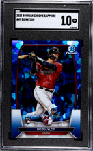 Load image into Gallery viewer, 2023 Bowman Chrome Sapphire Edition #49 Bo Naylor SGC 10
