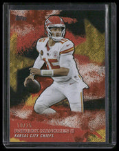 Load image into Gallery viewer, 2026 Topps Flagship #NFLS-9 Patrick Mahomes II NFL Stars Orange Crackle #/25
