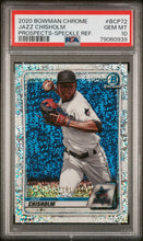 Load image into Gallery viewer, 2020 Bowman Chrome Prospects #BCP72 Jazz Chisholm Prospects-Speckle Ref. PSA 10
