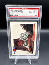 Load image into Gallery viewer, 1992 Bowman #532 Manny Ramirez PSA 10
