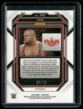 Load image into Gallery viewer, 2023 Panini Prizm WWE #190 Otis Under Card Gold #/10
