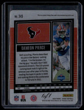 Load image into Gallery viewer, 2022 Score #345 Dameon Pierce Printing Plates Black #/1
