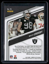 Load image into Gallery viewer, 2023 Donruss Elite #73 Maxx Crosby Gold #/10
