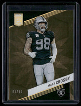 Load image into Gallery viewer, 2023 Donruss Elite #73 Maxx Crosby Gold #/10

