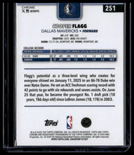 Load image into Gallery viewer, 2025-26 Topps Chrome #251 Cooper Flagg
