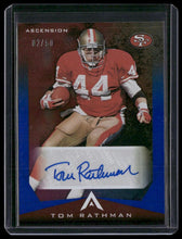 Load image into Gallery viewer, 2021 Panini Chronicles #ASC-TRA Tom Rathman Ascension Autographs Blue #/50
