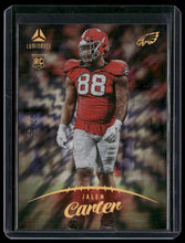 Load image into Gallery viewer, 2023 Panini Luminance #141 Jalen Carter Red #/25
