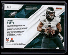 Load image into Gallery viewer, 2023 Donruss Elite #3 Jalen Hurts Epic Materials Prime #/49
