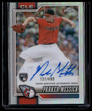 Load image into Gallery viewer, 2026 Topps Chrome #RA-PM Parker Messick Rookie Autographs Refractor #/499

