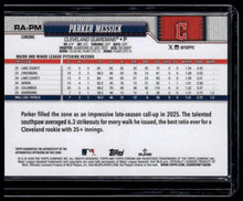Load image into Gallery viewer, 2026 Topps Chrome #RA-PM Parker Messick Rookie Autographs Aqua Refractor #/199
