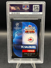 Load image into Gallery viewer, 2019 Topps Match Attax Extra Uefa Hat-Trick Hero Erling Haaland Hero PSA 9
