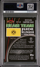 Load image into Gallery viewer, 2021-22 Stadium Club Chrome 1992 Beam Team #JB Jude Bellingham Gold Ref. PSA 9
