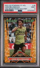 Load image into Gallery viewer, 2021-22 Stadium Club Chrome 1992 Beam Team #JB Jude Bellingham Gold Ref. PSA 9
