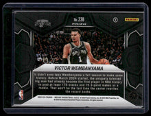 Load image into Gallery viewer, 2023-24 Panini Mosaic #238b Victor Wembanyama Fast Break Silver
