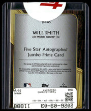 Load image into Gallery viewer, 2025 Topps Five Star #JPA-WS Will Smith Autographed Jumbo Prime Blue #/25
