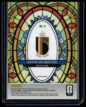 Load image into Gallery viewer, 2025-26 Panini Select Road to FIFA World Cup #3 Kevin De Bruyne Stained Glass
