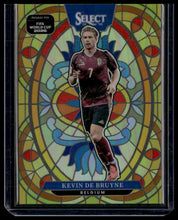 Load image into Gallery viewer, 2025-26 Panini Select Road to FIFA World Cup #3 Kevin De Bruyne Stained Glass
