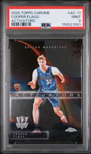Load image into Gallery viewer, 2025 Topps Chrome Activators #AC-11 Cooper Flagg PSA 9
