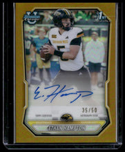 Load image into Gallery viewer, 2026 Bowman Ethan Hampton Chrome Prospect Autographs Gold Refractor #/50
