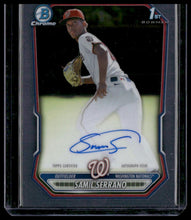 Load image into Gallery viewer, 2026 Bowman Chrome #CPA-SSE Samil Serrano Prospect Autographs
