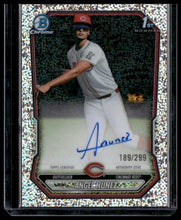 Load image into Gallery viewer, 2026 Bowman Chrome Angel Nunez Prospect Autographs Speckle Refractor #/299
