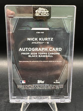 Load image into Gallery viewer, 2026 Topps Chrome Black #CBA-NK Nick Kurtz Autographs Gold Refractor #/50

