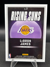 Load image into Gallery viewer, 2024-25 Donruss Optic #2 LeBron James Rising Suns Pink Velocity #/79
