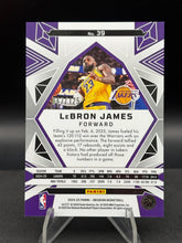 Load image into Gallery viewer, 2024-25 Panini Obsidian #39 LeBron James Electric Etch Orange Flood #/125
