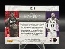 Load image into Gallery viewer, 2020-21 Panini Illusions #2 LeBron James Career Lineage Pink #/25
