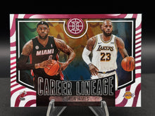 Load image into Gallery viewer, 2020-21 Panini Illusions #2 LeBron James Career Lineage Pink #/25
